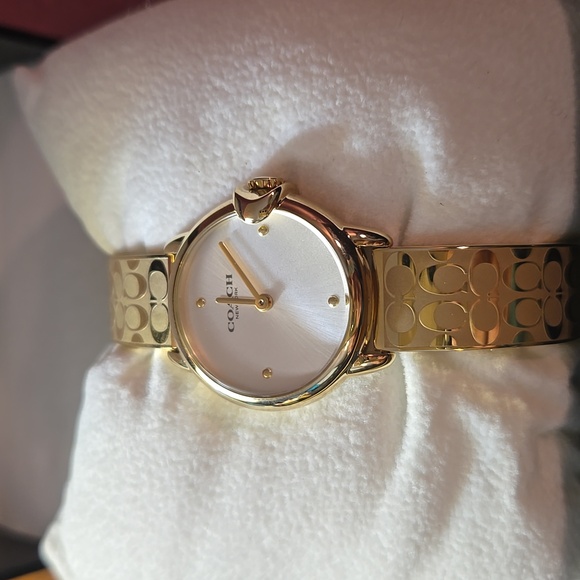 NWT - Coach Women's Arden Goldtone Bracelet Watch - Picture 3 of 14